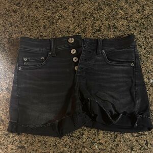 Stylish Black Denim Shorts
